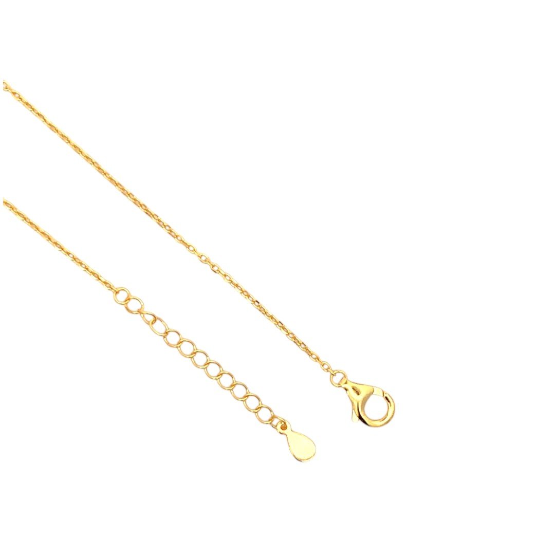 Celestia Butterfly Pendant Chain (Pure Silver) - Gold